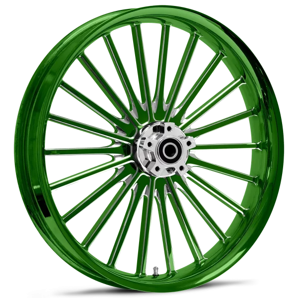 RYD Wheels Pulse Dyeline Green Wheels