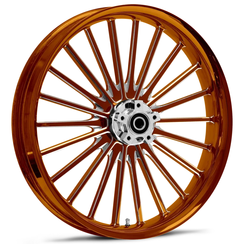 Pulse Dyeline Orange Polished 16 x 5.5 Wheel