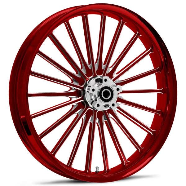 RYD Wheels Pulse Dyeline Red Wheels