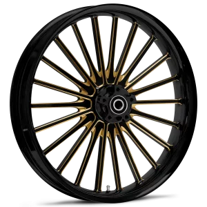 RYD Wheels Pulse Touch Of Color Gold Wheels