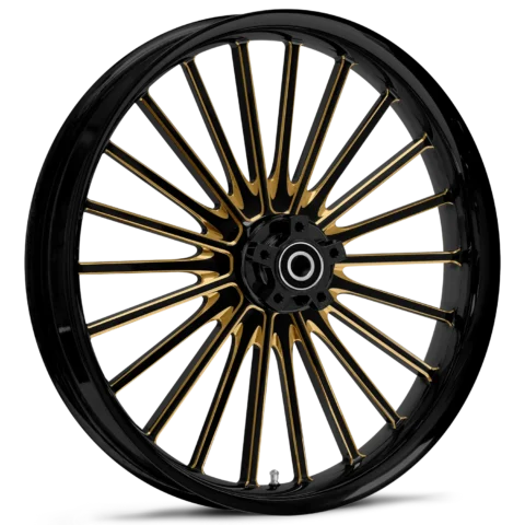 RYD Wheels Pulse Touch Of Color Gold Wheels