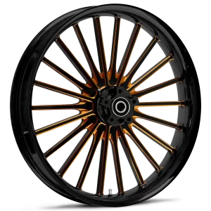 RYD Wheels Pulse Touch Of Color Orange Wheels