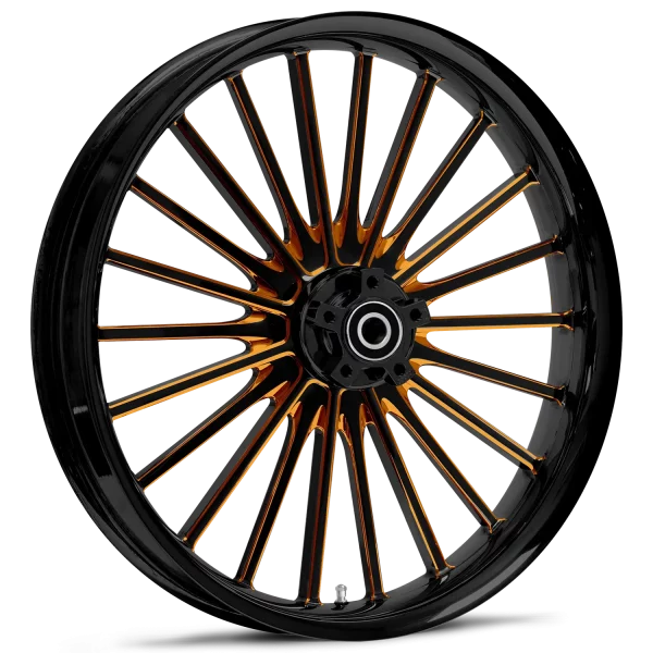 RYD Wheels Pulse Touch Of Color Orange Wheels