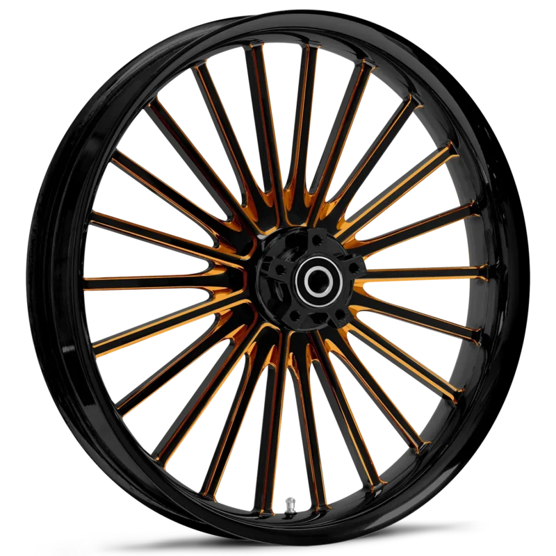 RYD Wheels Pulse Touch Of Color Orange Wheels