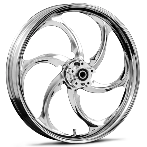 Harley chrome wheels RYD Wheels Reactor Chrome Wheels
