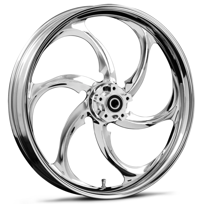 Harley chrome wheels RYD Wheels Reactor Chrome Wheels