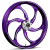 Reactor Dyeline Purple Polished 16 x 3.5 Wheel