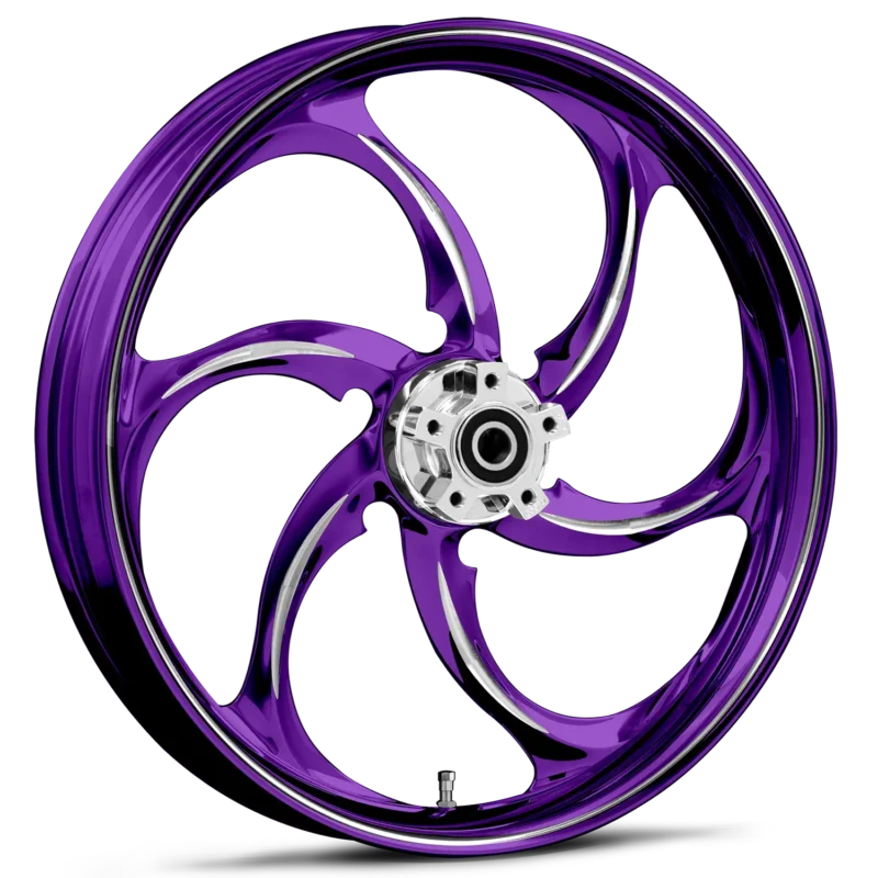 Reactor Dyeline Purple Polished 17 x 6.25 Wheel