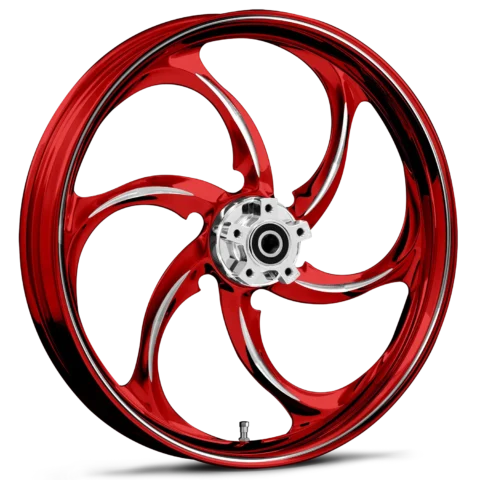 Reactor Dyeline Red Polished Wheels