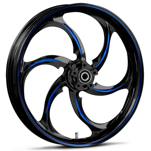 RYD Wheels Reactor Touch Of Color Blue Wheels