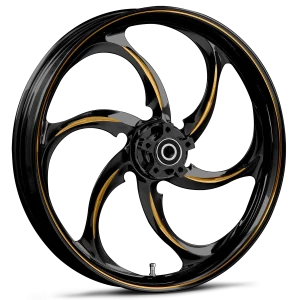 RYD Wheels Reactor Touch Of Color Gold Wheels