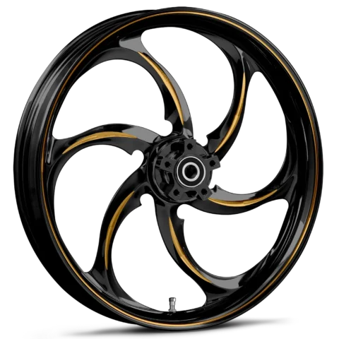 RYD Wheels Reactor Touch Of Color Gold Wheels