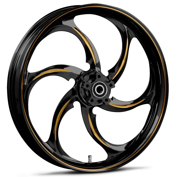 RYD Wheels Reactor Touch Of Color Gold Wheels