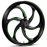 RYD Wheels Reactor Touch Of Color Green Wheels