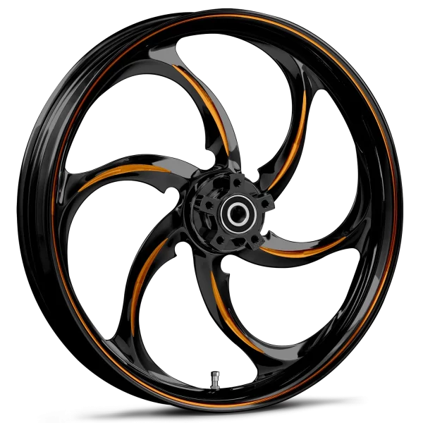 RYD Wheels Reactor Touch Of Color Orange Wheels