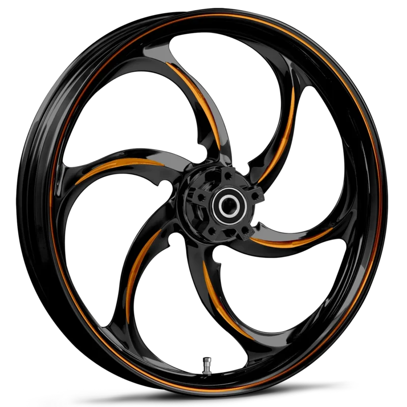 RYD Wheels Reactor Touch Of Color Orange Wheels
