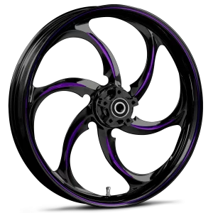 RYD Wheels Reactor Touch Of Color Purple Wheels