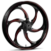 RYD Wheels Reactor Touch Of Color Red Wheels