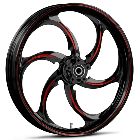 RYD Wheels Reactor Touch Of Color Red Wheels