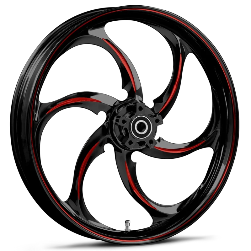 RYD Wheels Reactor Touch Of Color Red Wheels