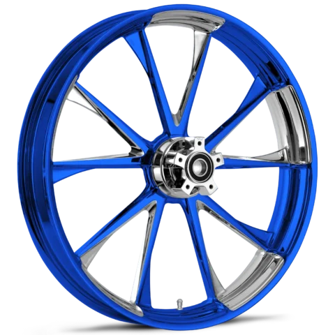 Relay Dyeline Blue Polished Wheels