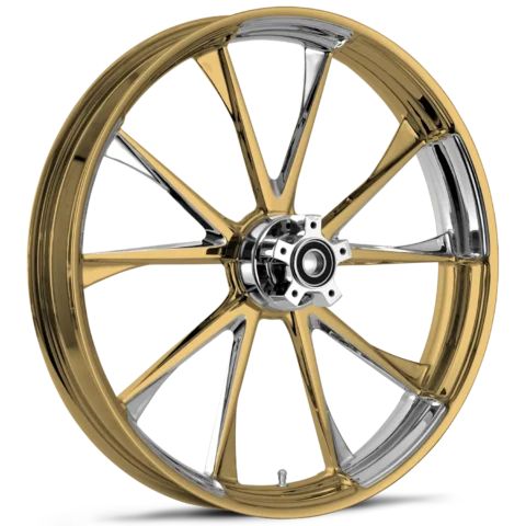 Relay Dyeline Gold Polished Wheels