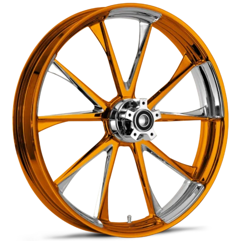 Relay Dyeline Orange Polished Wheels