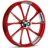 Relay Dyeline Red Polished 18 x 8.5 Wheel