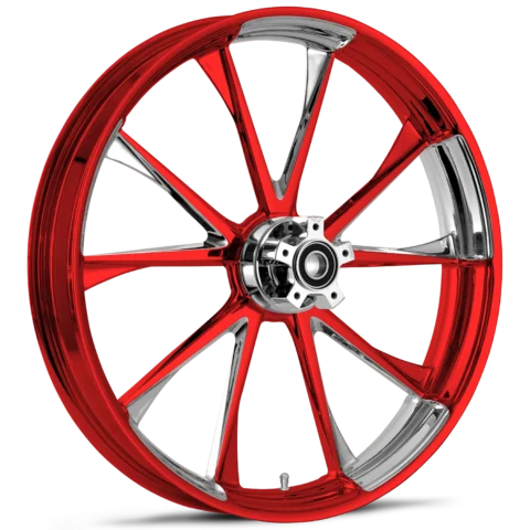 Relay Dyeline Red Polished Wheels