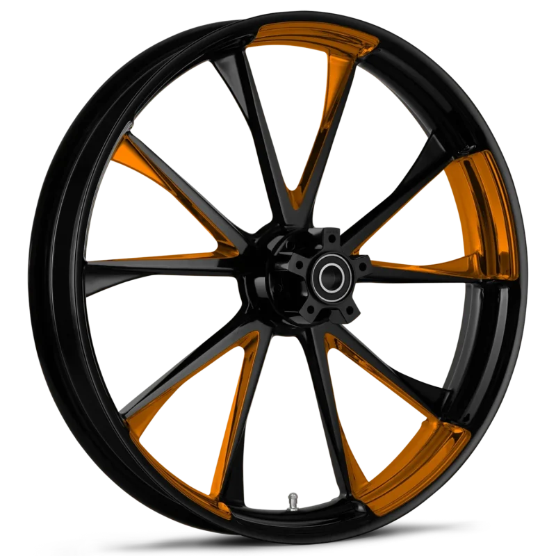 RYD Wheels Relay Touch Of Color Orange Wheels