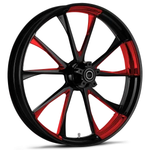 RYD Wheels Relay Touch Of Color Red Wheels