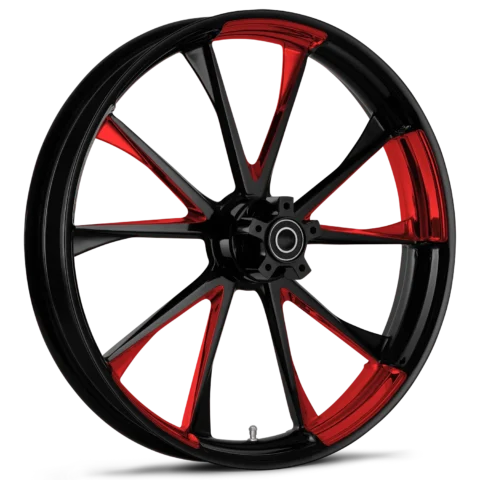 RYD Wheels Relay Touch Of Color Red Wheels