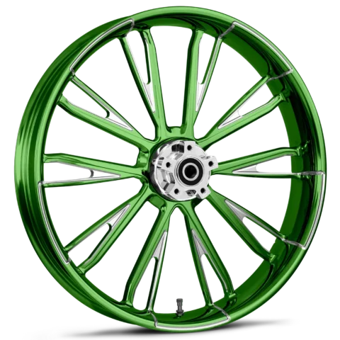 Resistor Dyeline Green Polished 18 x 13 Wheel