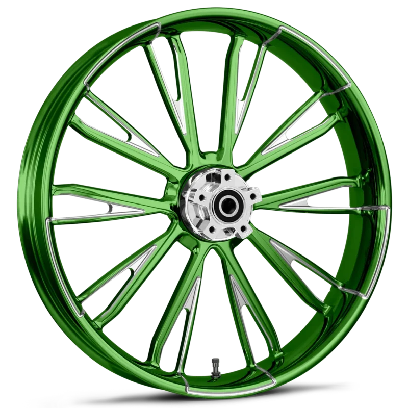 Resistor Dyeline Green Polished 18 x 13 Wheel