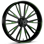 RYD Wheels Resistor Touch Of Color Green Wheels