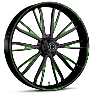 RYD Wheels Resistor Touch Of Color Green Wheels