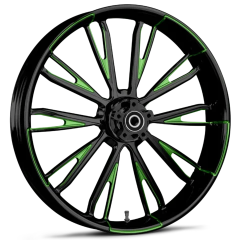 RYD Wheels Resistor Touch Of Color Green Wheels