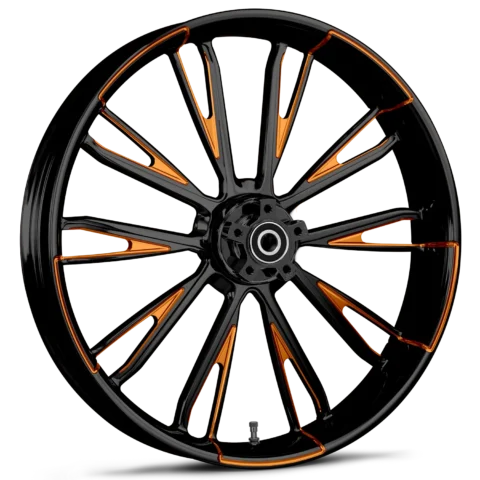 RYD Wheels Resistor Touch Of Color Orange Wheels