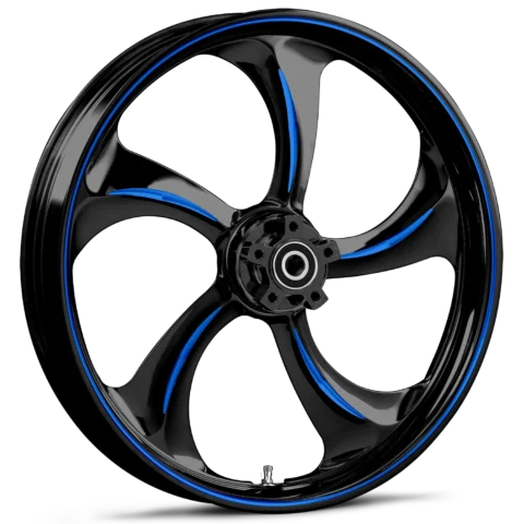 RYD Wheels Rollin Touch Of Color Blue Wheels