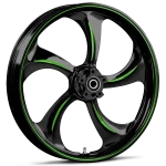 RYD Wheels Rollin Touch Of Color Green Wheels