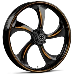 RYD Wheels Rollin Touch Of Color Orange Wheels