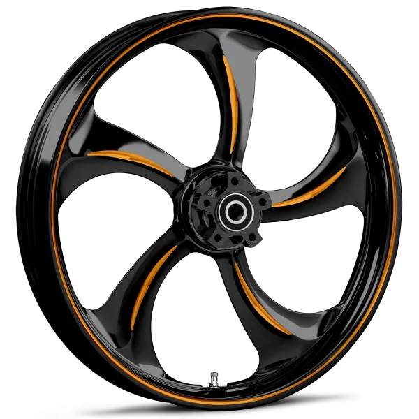 RYD Wheels Rollin Touch Of Color Orange Wheels