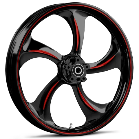 RYD Wheels Rollin Touch Of Color Red Wheels