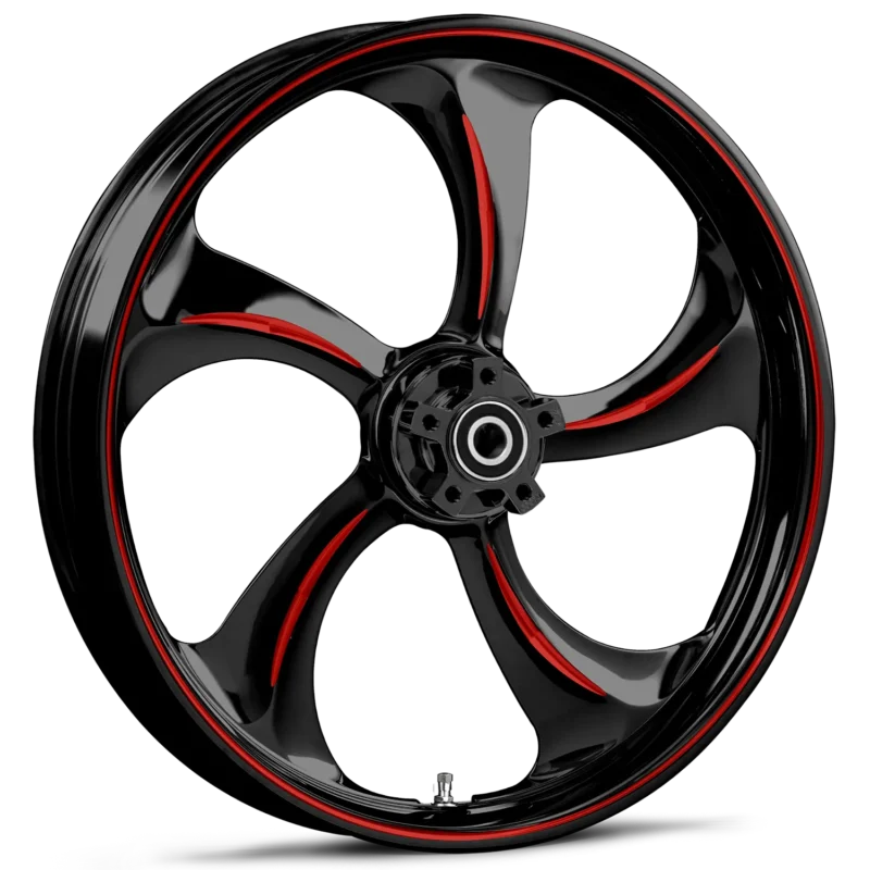 RYD Wheels Rollin Touch Of Color Red Wheels