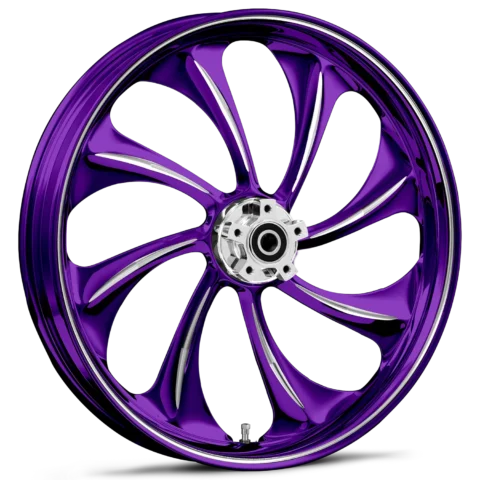 Twisted Dyeline Purple Polished 18 x 10.5 Wheel