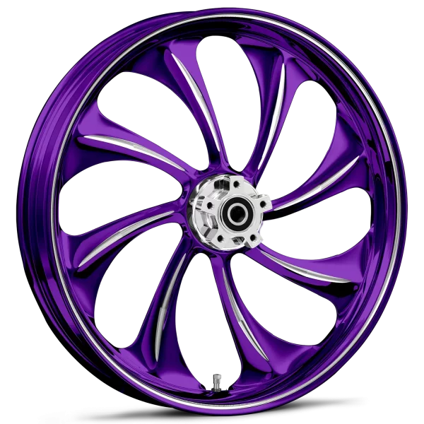 RYD Wheels Twisted Dyeline Purple Wheels