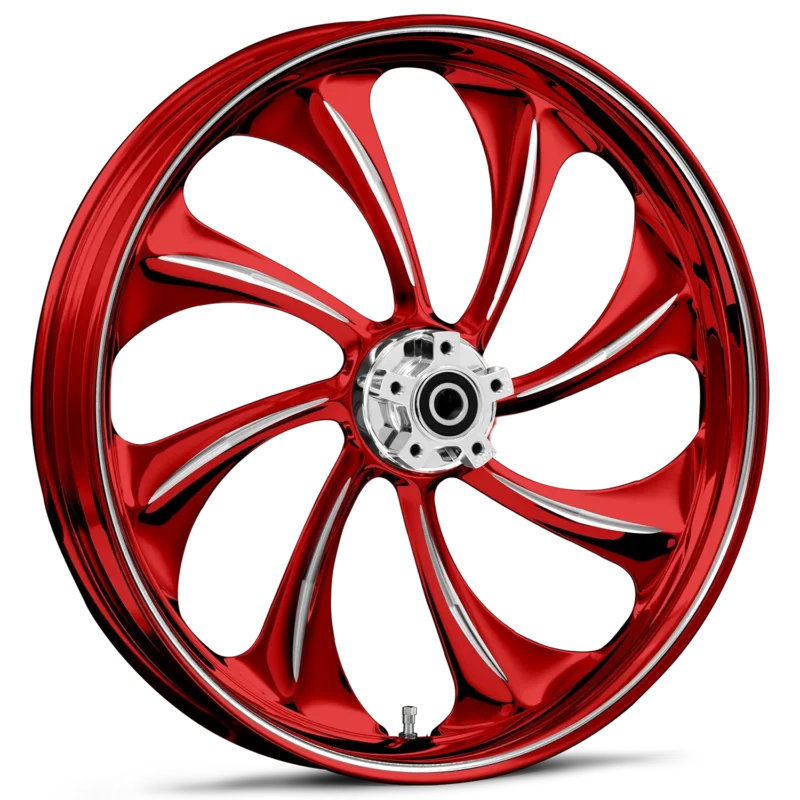 Twisted Dyeline Red 23 x 3.75 Wheel
