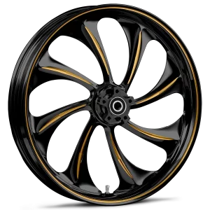 RYD Wheels Twisted Touch Of Color Gold Wheels