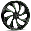 RYD Wheels Twisted Touch Of Color Green Wheels