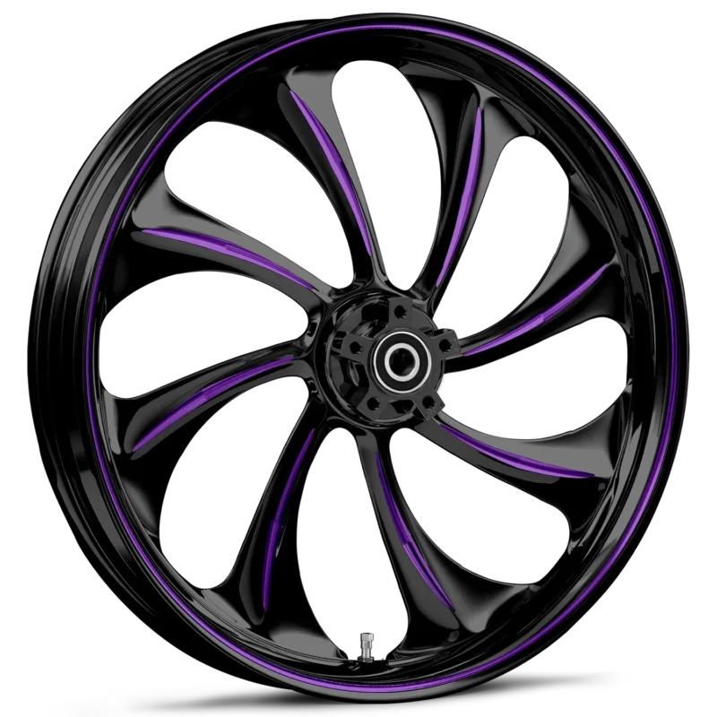 RYD Wheels Twisted Touch Of Color Purple Wheels